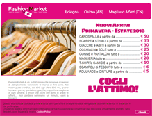 Tablet Screenshot of fashion-market.it